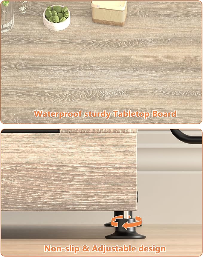 Piskyet Dog Crate Furniture with Cushion,Heavy-Duty Reinforced Metal Mesh,27" Wooden Dog Crate End Table with Double Doors,Indoor Dog Kennel,Dog Cage Side Table for Small Breed,Grey