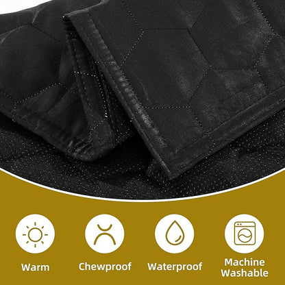 HOMBYS Indestructible Dog Blanket Chew Proof and Waterproof Dog Blanket, Quilt Design Reversible and Washable Pet Blanket Protects Furniture, Couch, Bed, and Car from Scratches, Teeth, 25"x35"