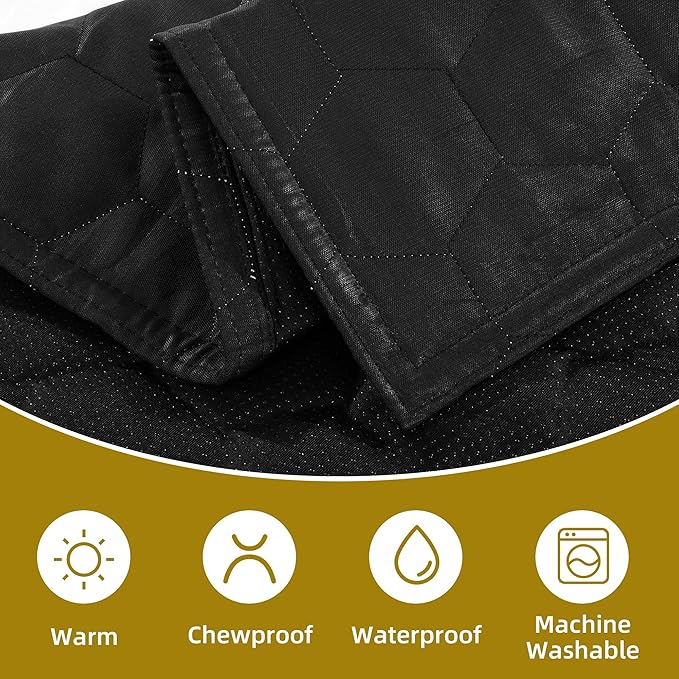 HOMBYS Indestructible Dog Blanket Chew Proof and Waterproof Dog Blanket, Quilt Design Reversible and Washable Pet Blanket Protects Furniture, Couch, Bed, and Car from Scratches, Teeth,40"x50"