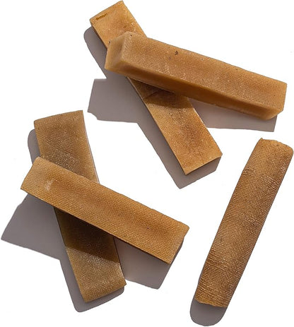 Jack&Pup Himalayan Dog Chew - Large Yak Chews for Dogs (5 Pack) Premium Long Lasting Yak Cheese Dog Treats - Natural Dog Chew Sticks; Excellent Rawhide Alternative (1lb Bag)