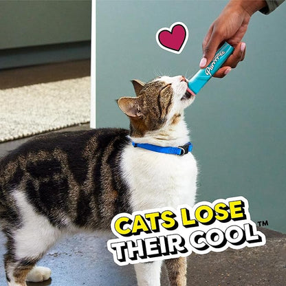 Temptations Creamy Puree Squeezable Lickable Wet Cat Treats with Tuna, 0.42 oz. Tubes, 4 Count, Pack of 11 (44 Total)