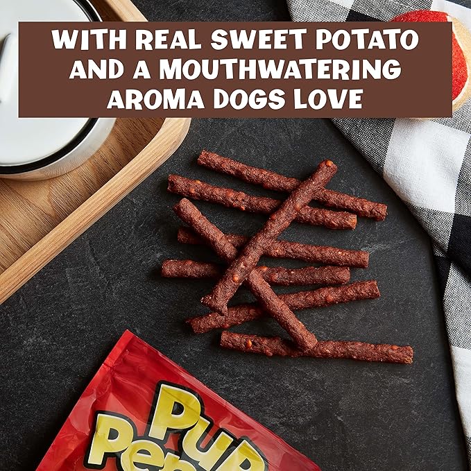 Pup-Peroni Dog Treats, Real Beef + Sweet Potato Mix Stix, 5.6 Ounce (Pack of 8)