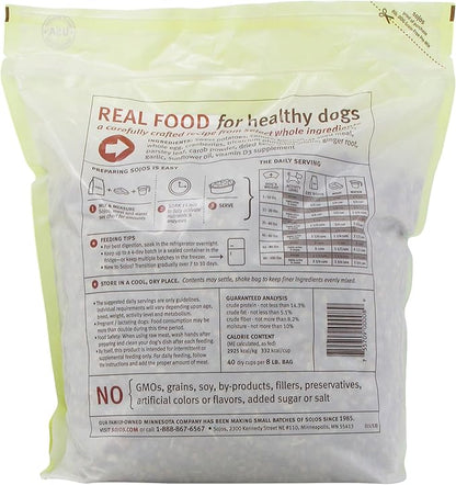 SOJOS Pre-Mix Natural Grain Free Dry Raw Freeze Dried Dog Food, 8-Pound Bag