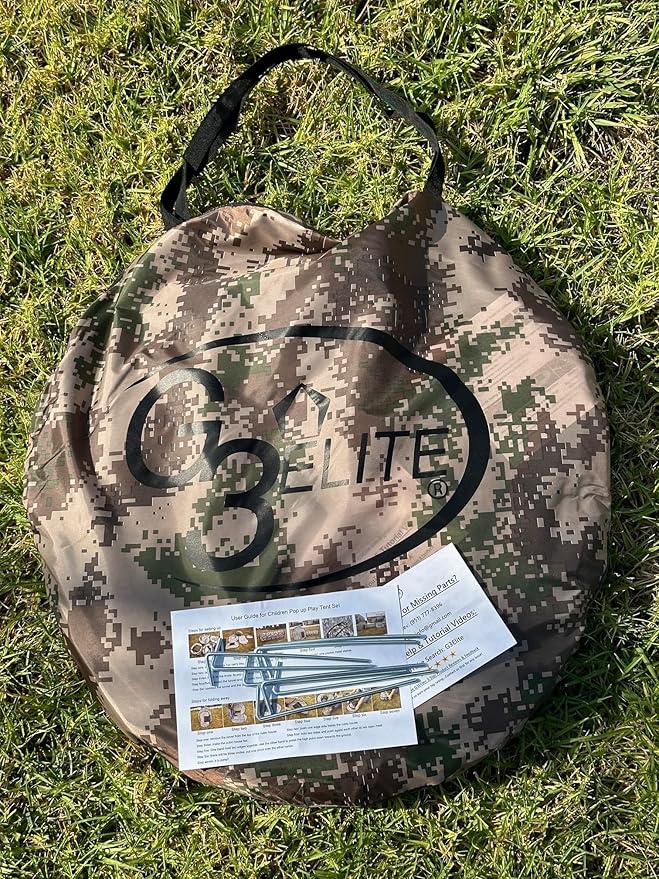 3-Piece Mesh & Nylon Cat/Dog Tent Set, Tunnel Connects Two Houses, Digital Camo Gray, Carrying Case (Green Digital camo)