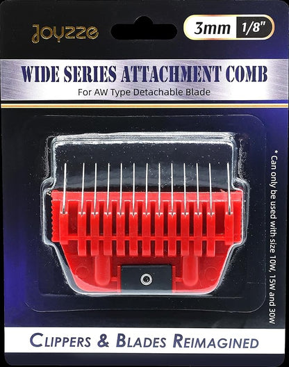 A Series Wide Metal Comb for Smooth Coat, Professional Dog Grooming Blades, Durable and Precise, Compatible with A Series Clippers