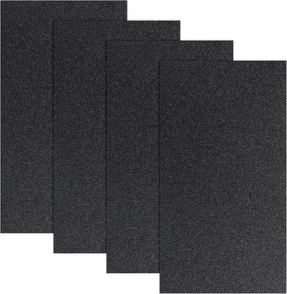 4 PCS Dog Nail Scratch Board Sandpaper Replacement 16.85 * 9.21 inch, Self-Adhesive Sandpaper, Suitable M-Shaped Dog Scratch Pad, L Size