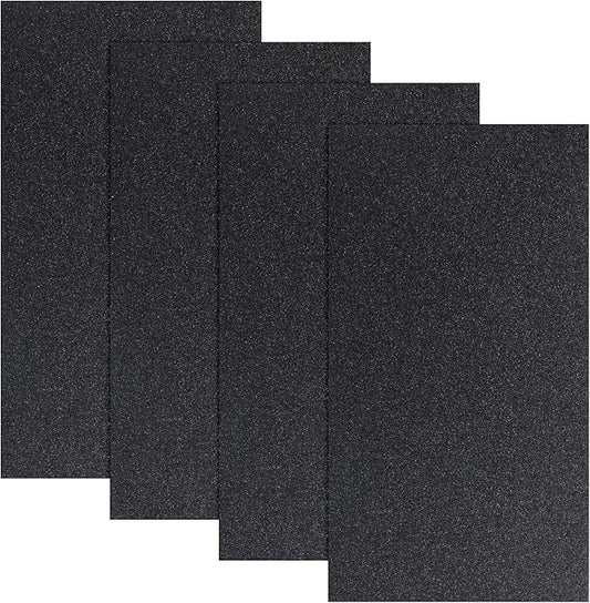 4 PCS Dog Nail Scratch Board Sandpaper Replacement 16.85 * 9.21 inch, Self-Adhesive Sandpaper, Suitable M-Shaped Dog Scratch Pad, L Size