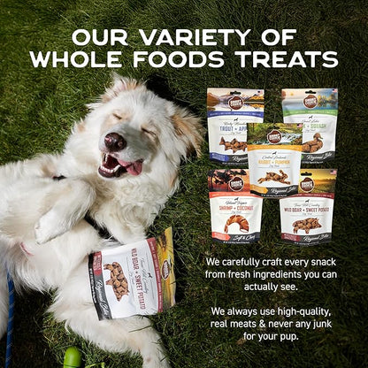 Smart Cookie All Natural Soft Dog Treats - 5 Flavor Variety Pack (5oz Each) - Healthy Dog Treats for Dogs & Puppies with Allergies, Sensitive Stomachs - Chewy, Grain Free, Made in USA