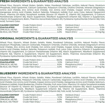 Greenies Regular Dental Dog Treats, 3-Flavor Variety Pack, (3) 12 oz. Pouches, 36 Total Treats