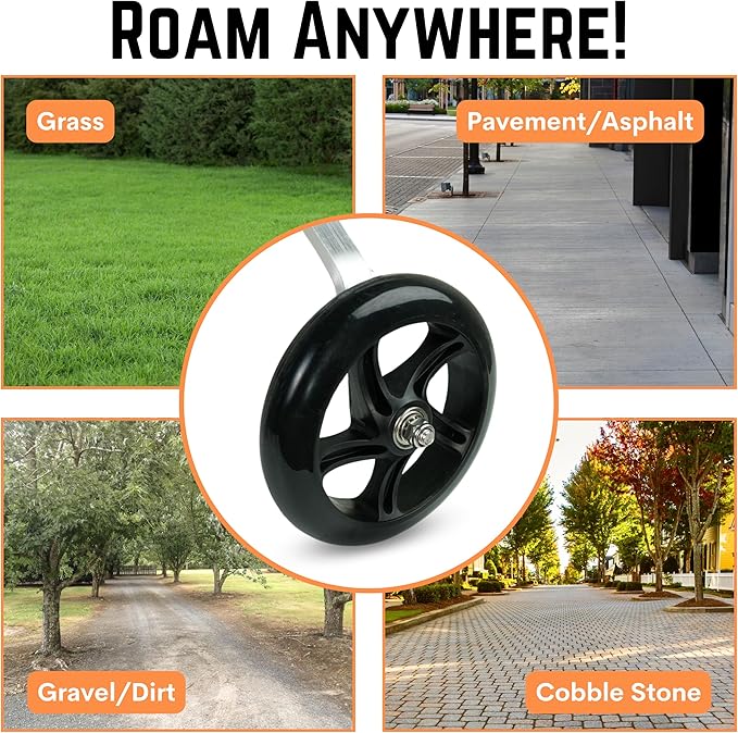 Dog Wheelchair for Back Legs  Small, Medium & Large  Lightweight Aluminum Alloy - Adjustable Wheelchair for Dogs with Disabled Hind Legs  Cat Wheelchair - Dog Carts with Wheels