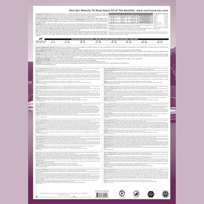 Canine Caviar - Leaping Spirit: Venison & Pearl Millet Alkaline Dry Dog Food, Limited Ingredients, Gluten-Free, Based on Science & Research, Veterinary Alternative Diet (22 Pound Bag)