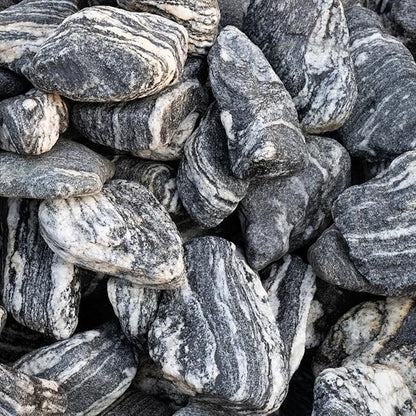 Aquarium Rocks Silver Seiryu Rock 5lb Natural Stone for Fish Tanks, Terrariums, Bonsai, Garden Decoration, Micro Landscapes & Reptile Terrariums(2-5inch 4-5Pcs)