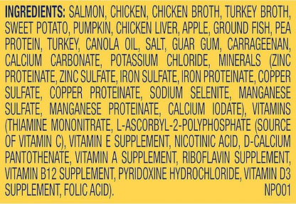 Nature's Recipe Grain Free Wet Dog Food Salmon, Sweet Potato, and Pumpkin Recipe, 13 oz. Can (Pack of 12)