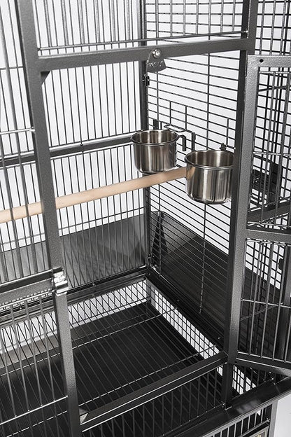 Prevue Pet Products 34521 Dometop Bird Cage, Large, Black Hammertone