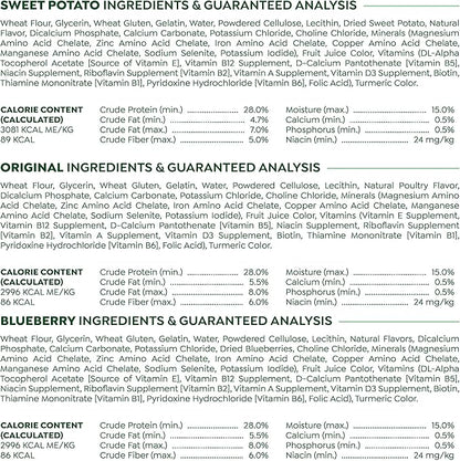 Greenies Regular Dental Dog Treats, 3-Flavor Variety Pack, (3) 12 oz. Pouches, 36 Total Treats
