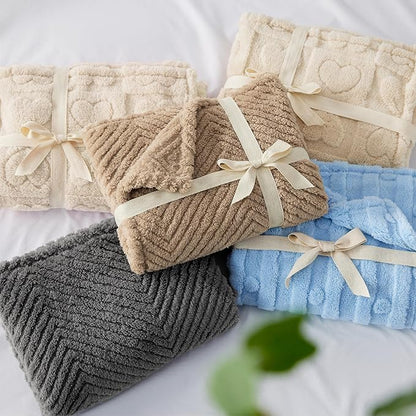 Bedsure 1 Pack 2 Dog Blankets for Small Dogs - 2pcs Washable Soft Fluffy Puppy Blanket with Premium 300GSM Coral Fleece, Cozy Cat Blankets for Indoor Cats, Fuzzy Pet Blanket for Kitten Doggy, Grey