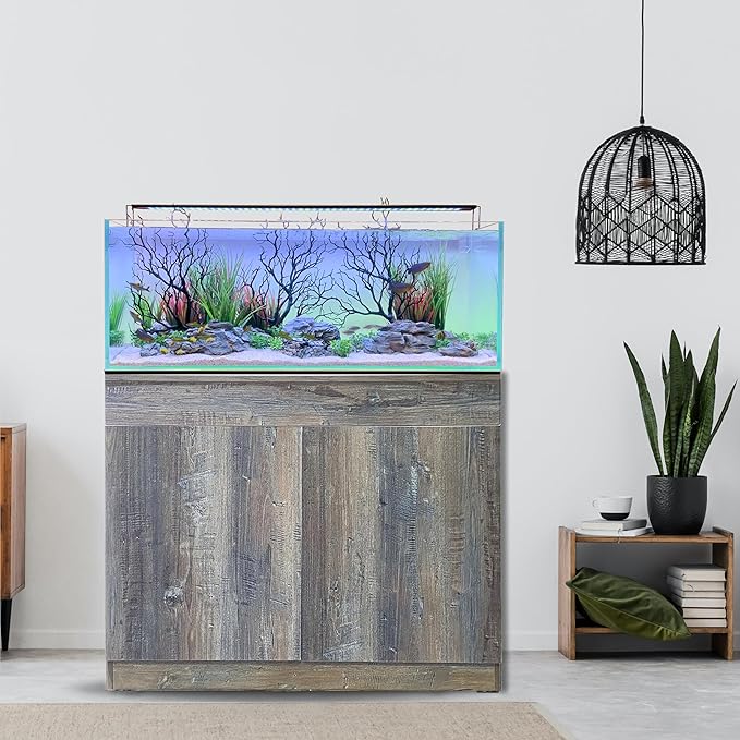 CURRENT USA ColorPlus Smart Freshwater Aquarium & Terrarium LED Light with App and Voice Control | Alexa & Google Home Compatible | Extra Vivid Colors for Fish Tank| Aluminum (for Tanks 48" to 60")