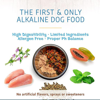 Canine Caviar Open Range Dog Food | Limited Ingredient Alkaline Holistic Dog Food  All Life Stages | Gluten Free, Ultra-Premium Dog Food | Healthy Skin & Coat | Buffalo & Chickpea  4.4 lbs