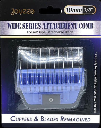 A Series Wide 10mm 3/8" Metal Comb - Professional Dog Grooming Blades for Smooth Coat, Durable and Precise for Trimming and Finishing, Compatible with A Series Clippers