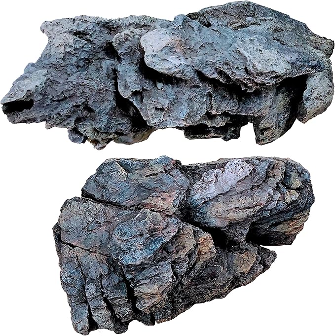 Current USA Seiryu Stone Collection 7 Piece Set | Molded Aquarium Decor Rock Artificial Resin Fish Tank Decoration up to 36" Long Aquariums 8816