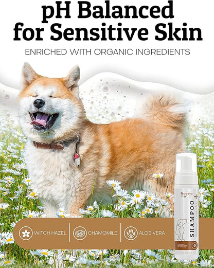 Pets Waterless No-Rinse Pet Shampoo | Soothing Hypoallergenic Gentle | time-Saving Stress-Free foaming Cleanser (1 8 fl oz Bottle Unscented)