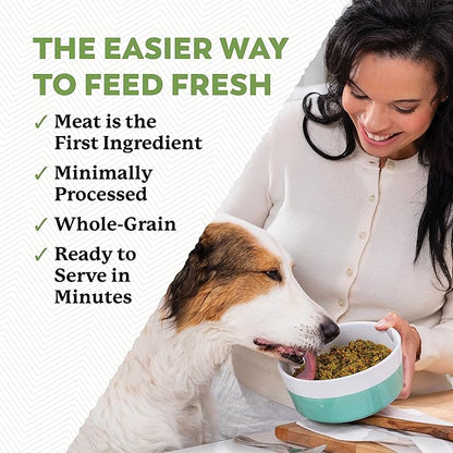 Dr. Harvey's Chicken & Garden Veggies Dog Food, Human Grade Whole-Grain Dehydrated Dog Food with Freeze-Dried Chicken (5 Pounds)