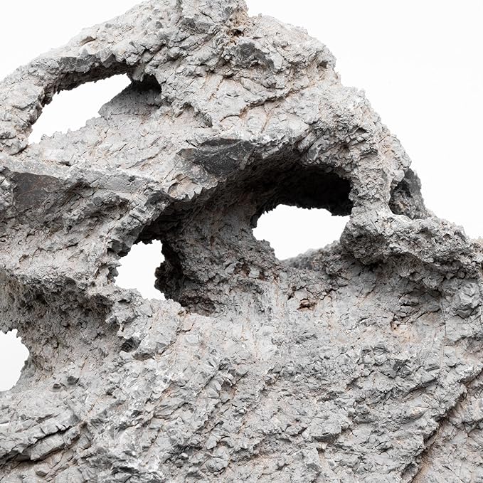 SubstrateSource Natural Stone for Aquarium, Terrarium, Paludarium, Reptile Enclosures - Set of Decorative Rocks for Landcapes, Aquascaping, Fish Tank Decor (Wolf Stone, 30 Pounds)