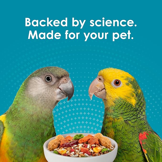 Kaytee Forti-Diet Pro Health+Safflower Nourish+Protect Parrot Food, Supports Breeding and Molting, Nutrition Backed by Science, Digestive and Brain Health, 4 pounds