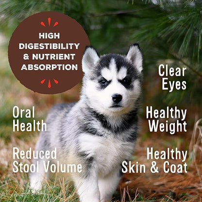 Primal Puppy Dog Food, Freeze Dried Dog Food, Pronto; Scoop & Serve, Complete & Balanced Meal; Also Use As Topper or Treat; Premium, Healthy, Grain Free, High Protein Raw Dog Food (16 oz)