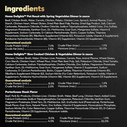 Cesar Wet Dog Food Home Delights & Classic Loaf in Sauce, Variety Pack, 3.5 oz. (36 Count, Pack of 1)