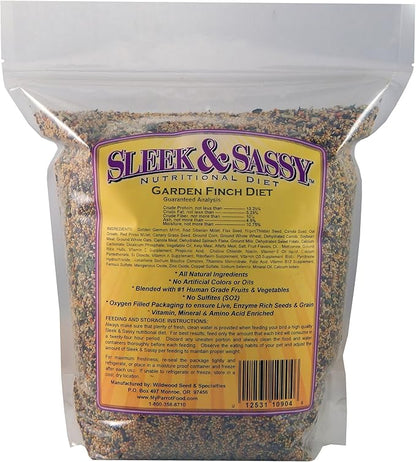 SLEEK & SASSY Garden Finch Bird Food (4 lbs.)