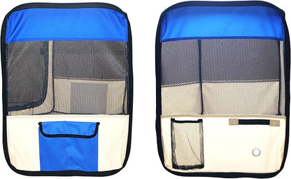 (ESK48-Blue) Pet Exercise Pen Kennel, 48 Inch, Blue