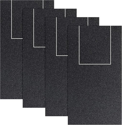 4 PCS Dog Nail Scratch Board Sandpaper Replacement 16.85 * 9.21 inch, Self-Adhesive Sandpaper, Suitable M-Shaped Dog Scratch Pad with Treat Box, L Size