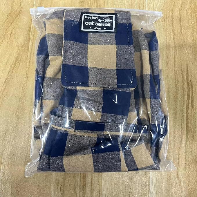 Dog Slings for Small Dogs,Adjustable Puppy Cat Sling Mesh Hands Free Chest Bag Escape Proof for Small Pet 10lbs Daily Walk,Outdoor Activity (Khaki)