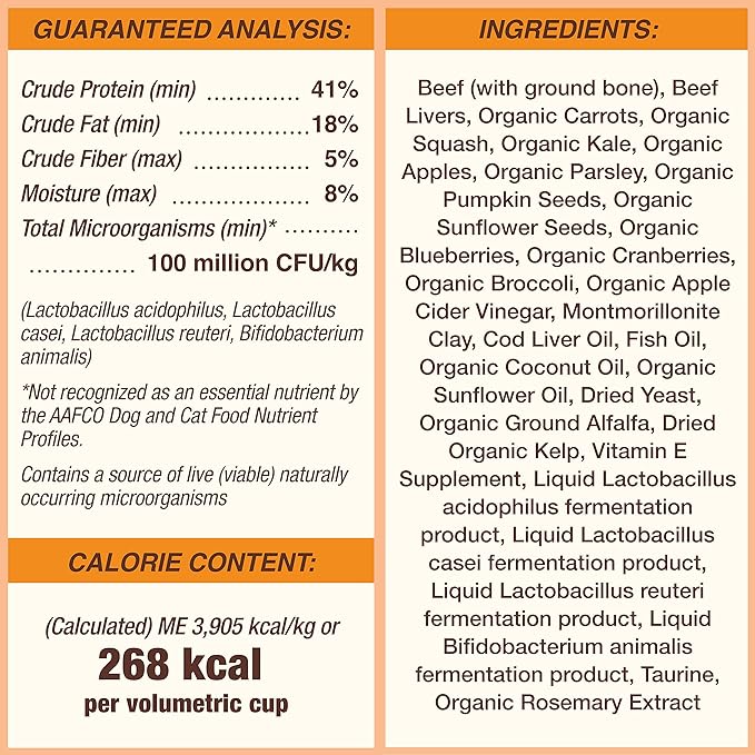 Primal Freeze Dried Dog Food Pronto, Beef; Scoop & Serve, Complete & Balanced Meal; Also Use as Topper or Treat; Premium, Healthy, Grain Free High Protein Raw Dog Food (7 oz)