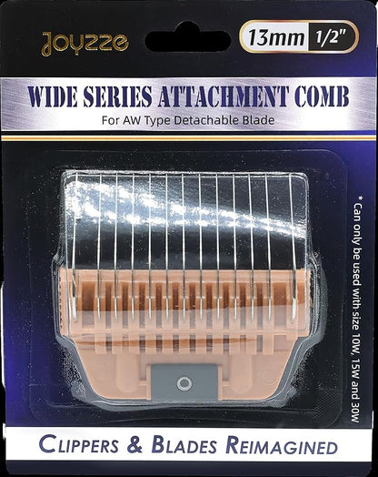 A Series Wide Metal Comb for Smooth Coat, Durable and Precise for Trimming and Finishing, Compatible with A Series Clippers (13mm 1/2" Metal Comb)