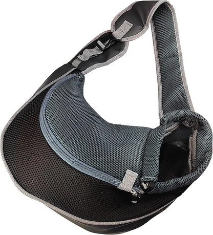 Dog Cat Sling Carrier Pet Sling Carrier Pet Sling Bag Cat Puppy Sling Bag Dog Cat Carrier Pet Carrier Single Shoulder Chest Sling Carrier for Small Dog and Cat Black