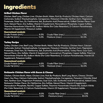 Cesar Wet Dog Food Poultry Lovers Variety Pack with Real Chicken, Turkey and Duck, 3.5 oz. Easy Peel Trays (36 Count, Pack of 1)