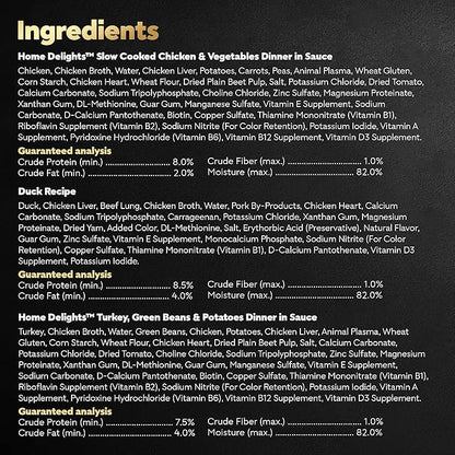 Cesar Wet Dog Food Poultry Lovers Variety Pack with Real Chicken, Turkey and Duck, 3.5 oz. Easy Peel Trays (36 Count, Pack of 1)