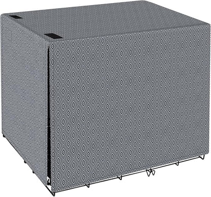 42 Inch Dog Crate Cover for Wire Cages Indoor Breathable Polyester Pet Kennel Cover Machine Wash & Dry Lagre XL (Cover Only)
