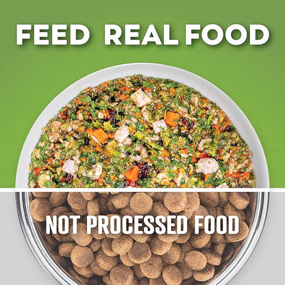 Dr. Harvey's Chicken & Garden Veggies Dog Food, Human Grade Whole-Grain Dehydrated Dog Food with Freeze-Dried Chicken (5.5 Ounces, Trial Size)