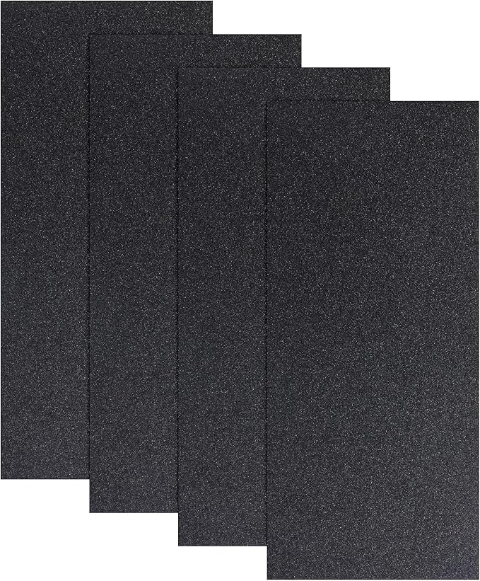 4 PCS Dog Nail Scratch Board Sandpaper Replacement 20.79 * 9.21 inch, Self-Adhesive Sandpaper, Suitable M-Shaped Dog Scratch Pad, XL Size