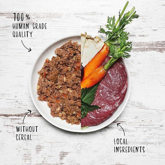 DOG'S LOVE Single Protein, Limited Ingredients, Ethically Sourced, Grain Free Wet Dog Food - Canned Soft Dog Food, Grain Free Dog Food for Your Dog - Premium Can Dog Food | 6 cans (14.1 Oz, Venison)