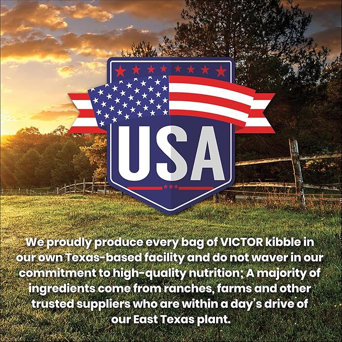 Victor Super Premium Dog Food  High Energy Dry Dog Food for Active Dogs  Gluten Free Dog Food with Beef and Chicken Meal Proteins for Sporting Dogs  All Breeds and All Life Stages, 15 Lb