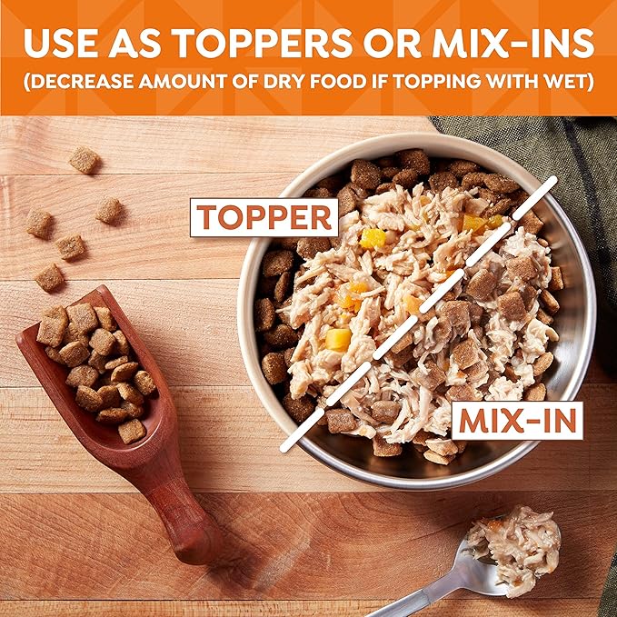 Nature_ Recipe Grain Free Chicken & Beef Recipe, Chicken & Turkey Recipe and Chicken & Lamb Recipe in Savory Broth Variety Pack Wet Dog Food, 12-2.75 oz. Cups, 2 Count