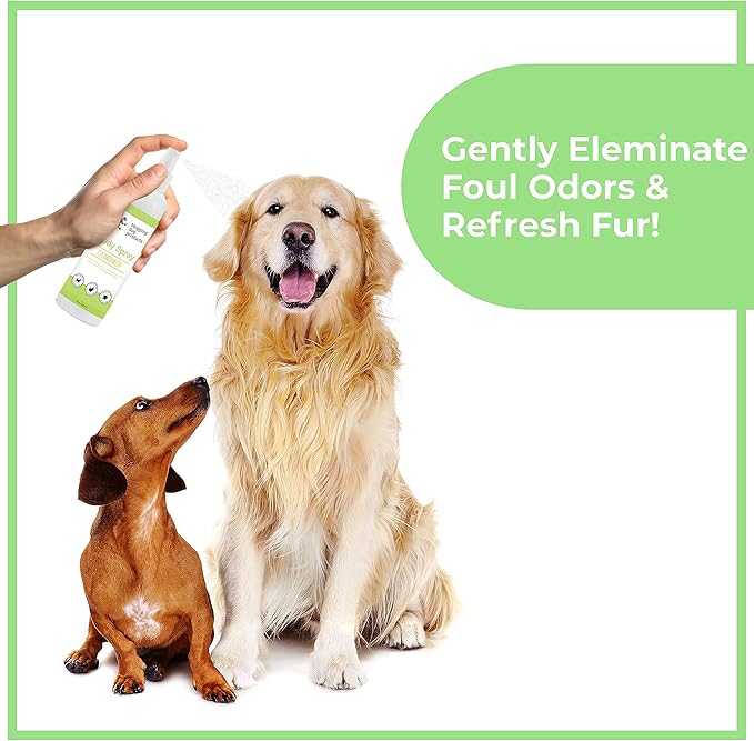 Dog Perfume Spray Long Lasting - Pet Odor Eliminator - Dog Cologne Spray - Premium Dog Deodorant Spray for Smelly Dogs - Refreshing Dog Deodorizer Spray for Grooming