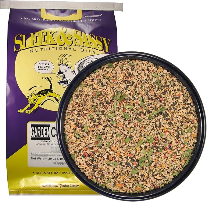SLEEK & SASSY Garden Canary Bird Food (20 lbs.)