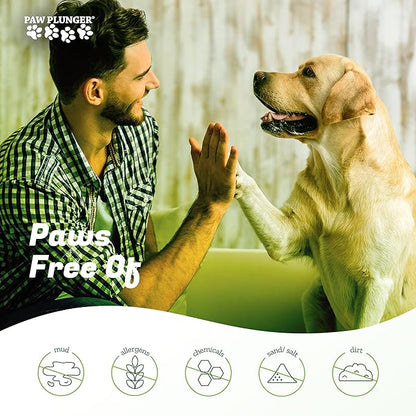 Dog Paw Cleaner - Puppy Essentials - Portable Dirty Paw Washer - Ideal for Large Dogs - Black