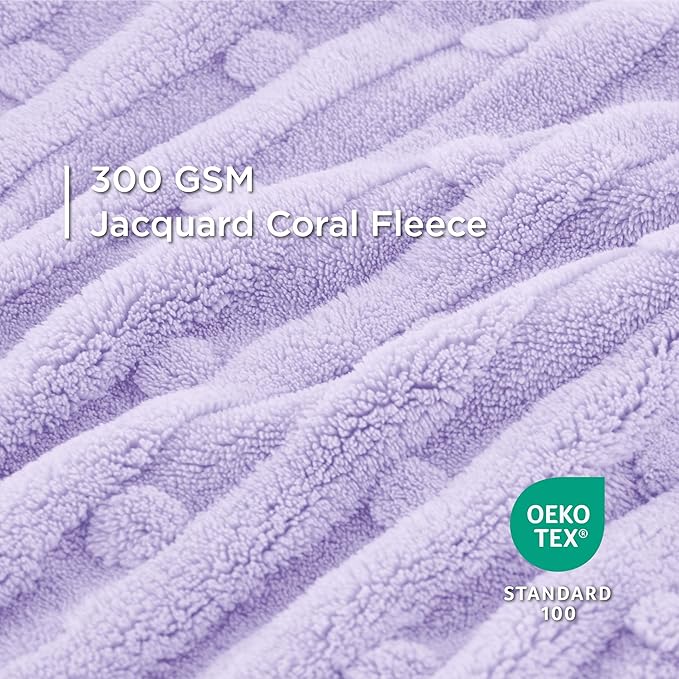 Bedsure 1 Pack 2 Dog Blankets for Small Dogs - 2pcs Washable Soft Fluffy Puppy Blanket with Premium 300GSM Coral Fleece, Cozy Cat Blankets for Indoor Cats, Fuzzy Pet Blanket for Kitten Doggy, Purple