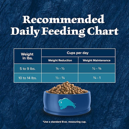 Blue Buffalo Wilderness High-Protein, Grain-Free Natural Dry Food for Adult Cats, Weight Control, Chicken, 11-lb Bag